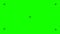 Chroma key, blank green background with motion tracking points. Visual effects compositing. Screen backdrop template