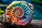 Chromatic Echoes of an Ancient Enigma: The Vibrant Fossil