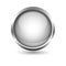 Chrome glossy button icon