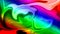 Chrome liquid abstract flowing effect colorful wallpaper