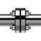 Chrome pipe flange