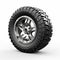 Chrome-plated Off Road Tire With Wheel And Rim