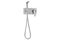 Chrome Plating Side Shower Set Wall Mounted Bidet Faucet.  Fyeer New Thermostatic Shower Mixer Faucet with Bidet Spray