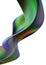 chrome rainbow twisted organic metal curtain abstract dramatic modern luxury luxury 3D rendering graphic design elements