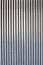 Chrome ribbed metal sheet