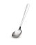 Chrome spoon on isolated white background