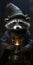 The Chronicles of the Black Wizard Raccoon Unveiling Mysteries in a Realm of Enchantment