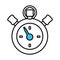 Chronometer counter isolated icon