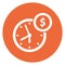 Chronometer, money time Vector Icon which can easily modify