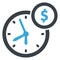 Chronometer, money time Vector Icon which can easily modify
