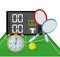 Chronometer to tennis competition and poins game