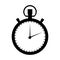 Chronometer watch isolated icon