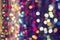 Chrstmas bokeh lights, abstract holiday background