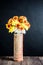 Chrysanthemum in ceramic vase