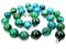 Chrysocolla semiprecious beads necklace