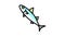 chub mackerel color icon animation