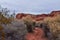 Chuckawalla and Turtle Wall trail desert hiking views Cliffs National Conservation Area Wilderness, Snow Canyon State Park St Geor