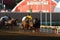 Chuckwagon races at Calgary Stampede