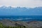 Chugach Mountains and Root Glacier Moraine