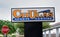 Chulas Sports Cantina street sign at Willowbrook in Houston, TX.