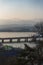 Chuncheon cityscape and panoramic view of Soyang River and buildings during winter evening at Chuncheon , South Korea : 11