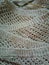 Chunky mesh lace knitting folded 3 of 3