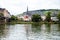 Church across the Moselle river