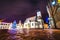 Church Advent Zagreb Christmas lights Croatia