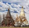 Church of All Saints and wooden Trinity Church. Minsk