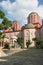 Church in the ancient monastery of Xenophon on the holy Mount Athos