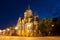 Church of the assumption metochion of the Kiev-Pechersk Lavra at night