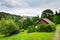 Church of Assumption in sunny mountains, Neratov, Czech republic