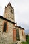 Church in Avigliana village, Italy