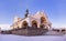 Church of baroque monastery at Svata Hora -The Holy Mountain. Pribram, Czech Republic