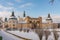 Church of baroque monastery at Svata Hora -The Holy Mountain. Pribram, Czech Republic