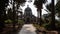 Church of the Beatitudes with a park in the foreground on a sunny day in Israel