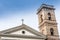 Church bell tower of the Shrine of the Bath in Castiglione Fiorentino