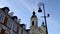 Church bell tower in Warsaw, Poland