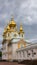 Church building of the Great Peterhof Palace. Russia