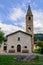 church on the Caldonazzo lake , Italy