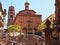 Church of the Carmelites and the Tower of Uberto, Pueblo Espana, Barcelona, Spain