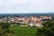 Church and castle in Valtice panorama, UNESCO World Heritage Site