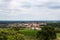 Church and castle in Valtice panorama, UNESCO World Heritage Site