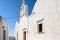 The church in Castro Kastro,on Folegandros island. Cyclades, Greece