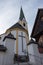Church with cemetery in Kirchberg, Kitzbuhel, Austria