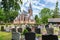 Church and cemetry in Rechteren, Netherlands
