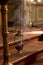 Church censer with burning coal, incense in smoke tubers, Church utensils