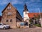 Church in the center of Tiefurt near Weimar