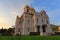 Church of Christ the Savior Spassky Cathedral at sunset. Pyatigorsk