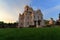 Church of Christ the Savior Spassky Cathedral at sunset. Pyatigorsk